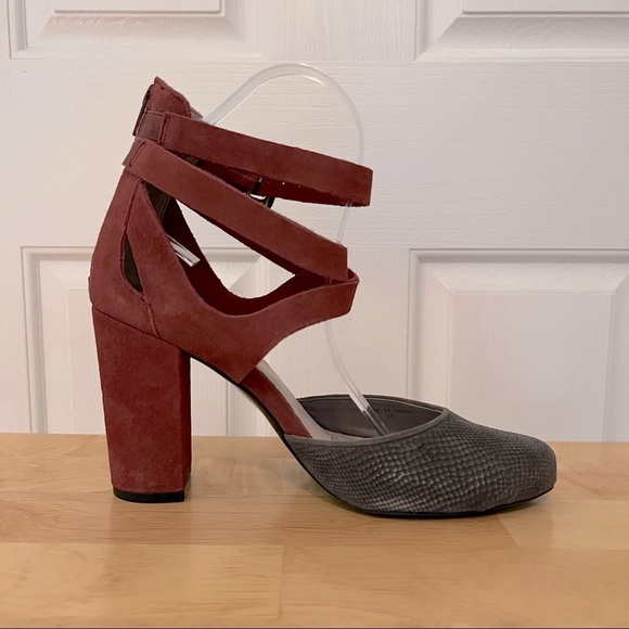 Farylrobin Tavi Faux Suede Heels Size 10 - Picture 4 of 14